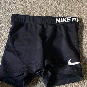 nike pro spandex shorts ADULT EXTRA SMALL